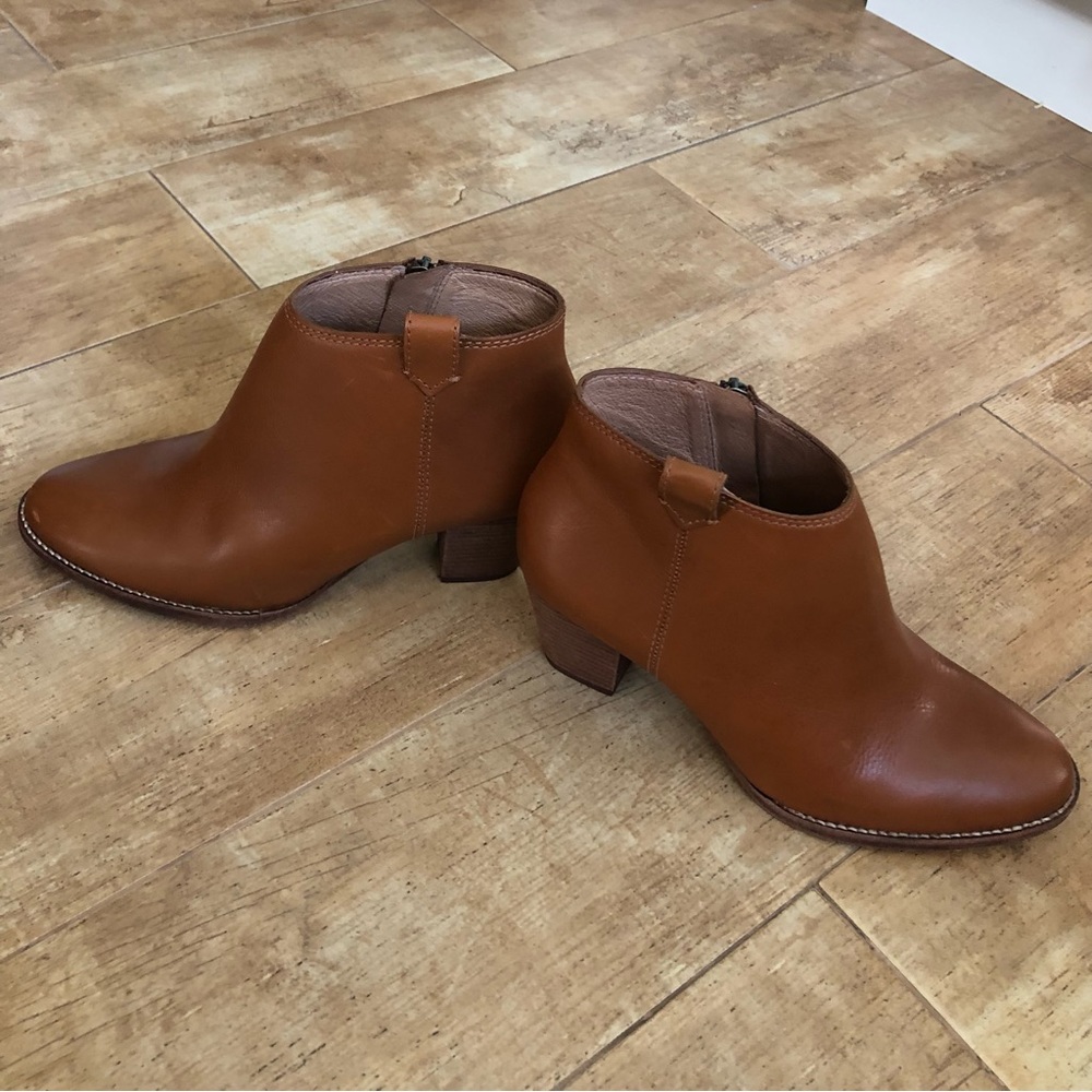 Madewell The Billie Boot in leather, English saddle (brown), size 8 - Picture 8 of 10